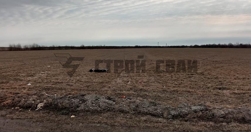 Свайно-винтовой фундамент в деревне Яльгелево