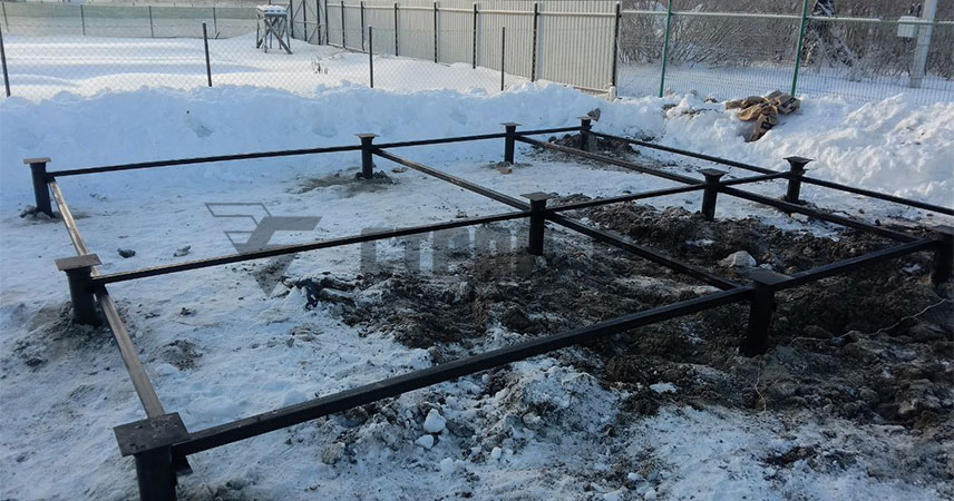 Свайно-винтовой фундамент в Горелово