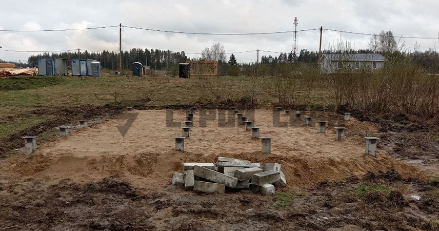 Опорные ЖБ сваи в Цвелодубово