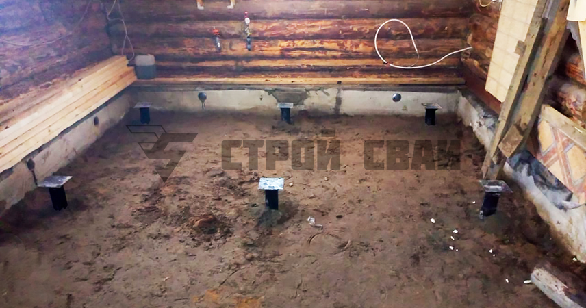 Свайно-винтовой фундамент в садоводстве Беляевский Мох