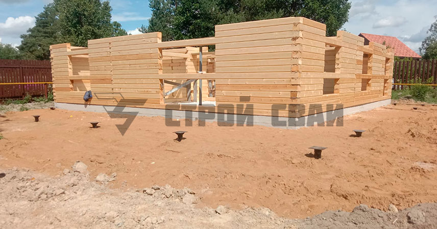Свайно-винтовой фундамент в Санкт-Петербурге