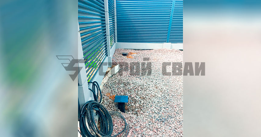 Свайно-винтовой фундамент в КП Южная дача
