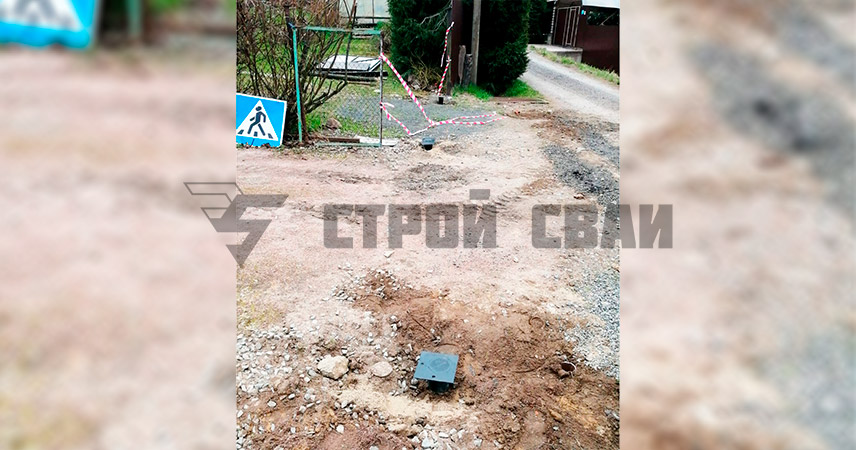 Свайно-винтовой фундамент в СНТ Юбилейное-Ручьи