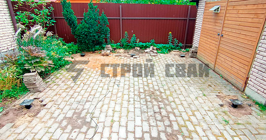 Свайно-винтовой фундамент в Парголово