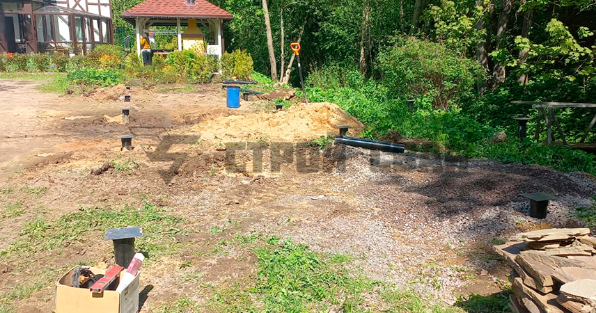 Свайно-винтовой фундамент в городе Зеленогорск